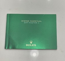 Authentic Rolex GMT Master II Booklet Manual ...