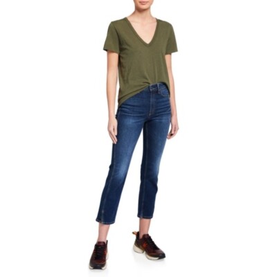 NEW $255 Rag & Bone Nina High Rise Ankle Cigarette Jeans Manchester 28