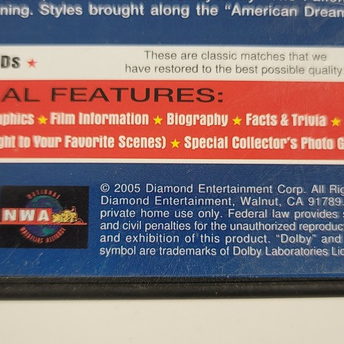 The Phenomenal A.J. Styles: Wrestling Wars DVD DISK 1 ONLY (2005) David Young - Picture 5 of 9