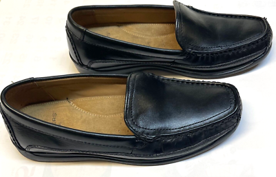 Dockers Black Leather Slip-on Loafers Men display picture 1