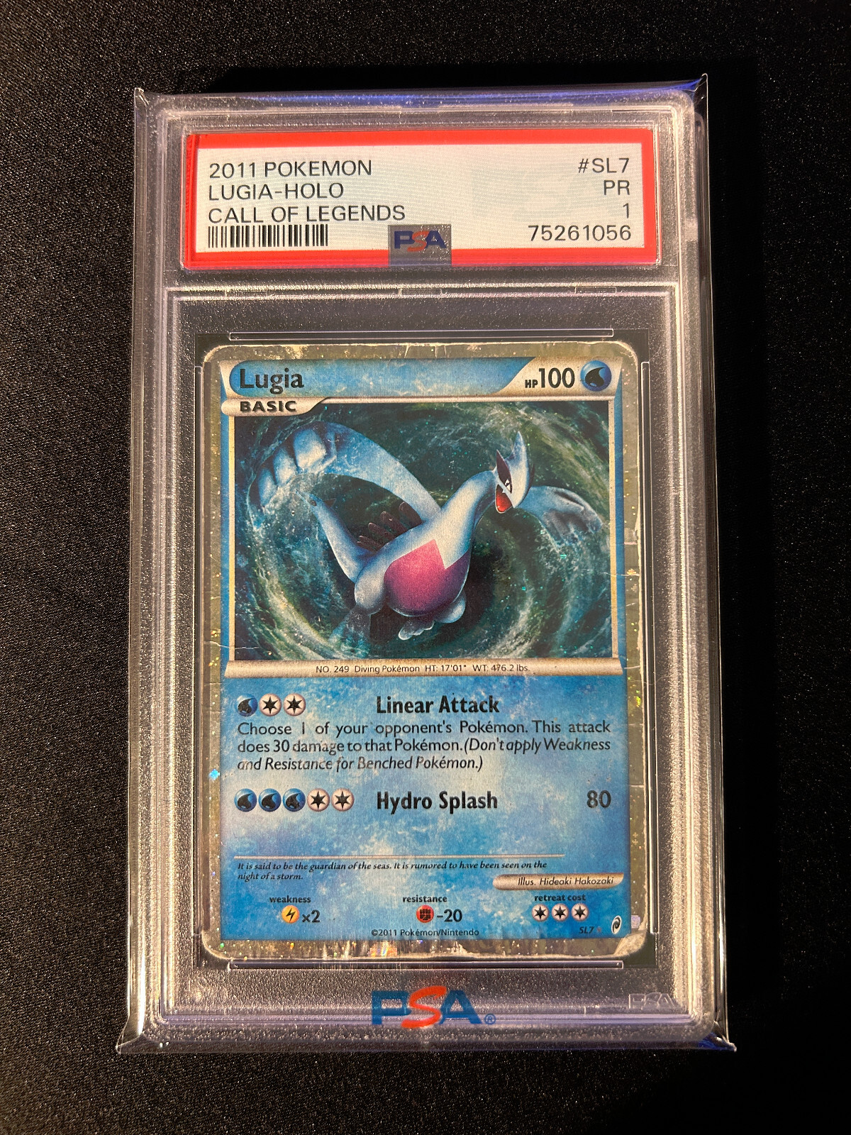 Mavin  Lugia Shiny Pokemon card SL7 Call of Legends.