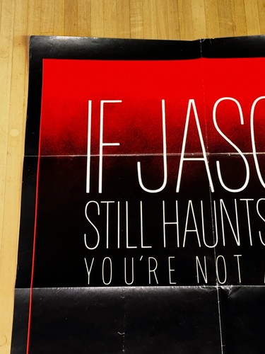 Friday the 13th Part 5 (1985) 27x41 S/S Original 1sh Folded Teaser (VG) poster - Picture 2 of 5