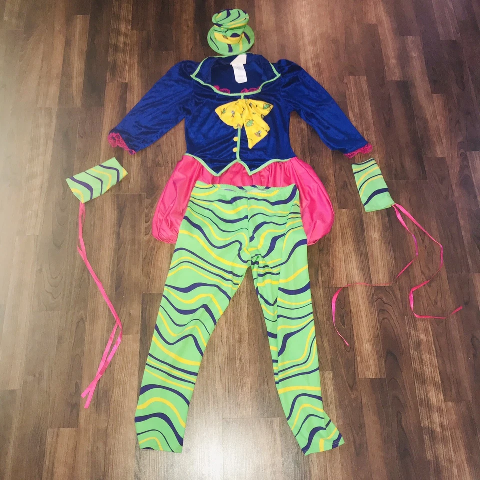 Disfraz de Alicia en el País de las Maravillas Sombrerero Loco Niño Talla L 10-12 Disfraz de California Foto 3 de 4