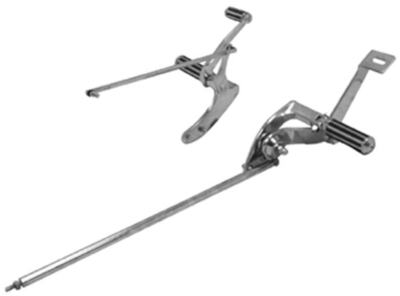 . Forward Controls Control Kit Chrome for 91-05 Harley Dyna FXD