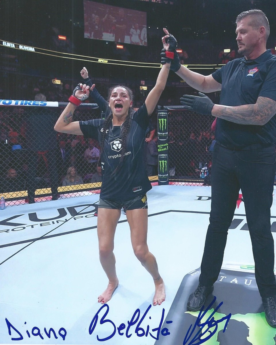 Diana Belbita Signed 8×10 Photo Sexy UFC MMA Fighter Autographed COA | eBay