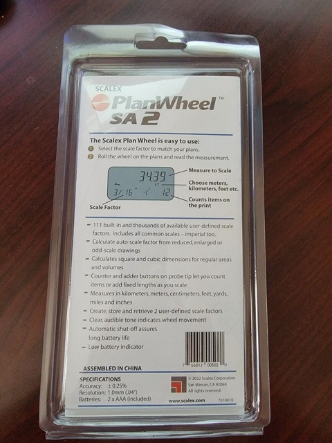 Scalex 00502 Planwheel SC Sa2 Measure for sale online | eBay