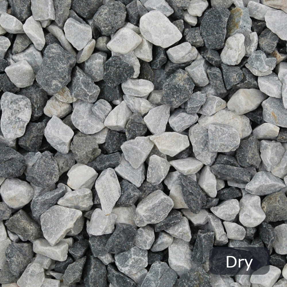 Black Ice Decorative Aggregate 20mm Stone Chippings Garden Gravel Bulk