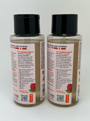 Love Beauty & Planet Black Tea Kombucha & Red Ginger Shampoo 13.5 oz - 2 Pack - Picture 4 of 6