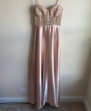 Windsor Rose Gold Betsy Sweetheart Sequin Corset A-Line Formal Dress