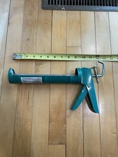 Vintage 9" Standard Caulk Gun Green LG Sourcing Metal NEW OLD STOCK