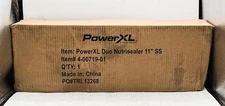 PowerXL Duo Nutrisealer 11" SS 4-00719-01