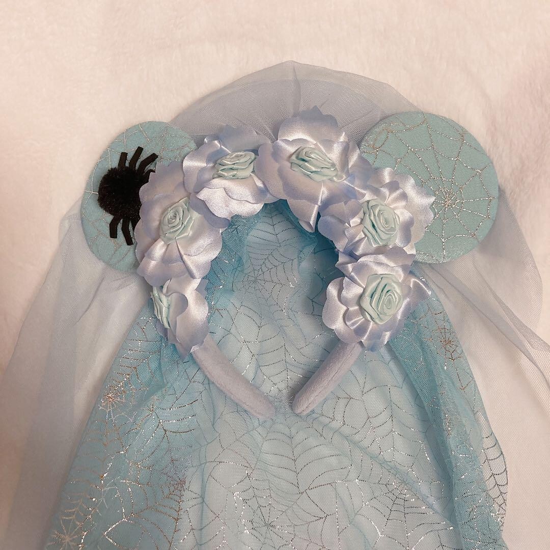 Disney Haunted Mansion Bride Veil Minnie ears bj16896.jpg main image 4