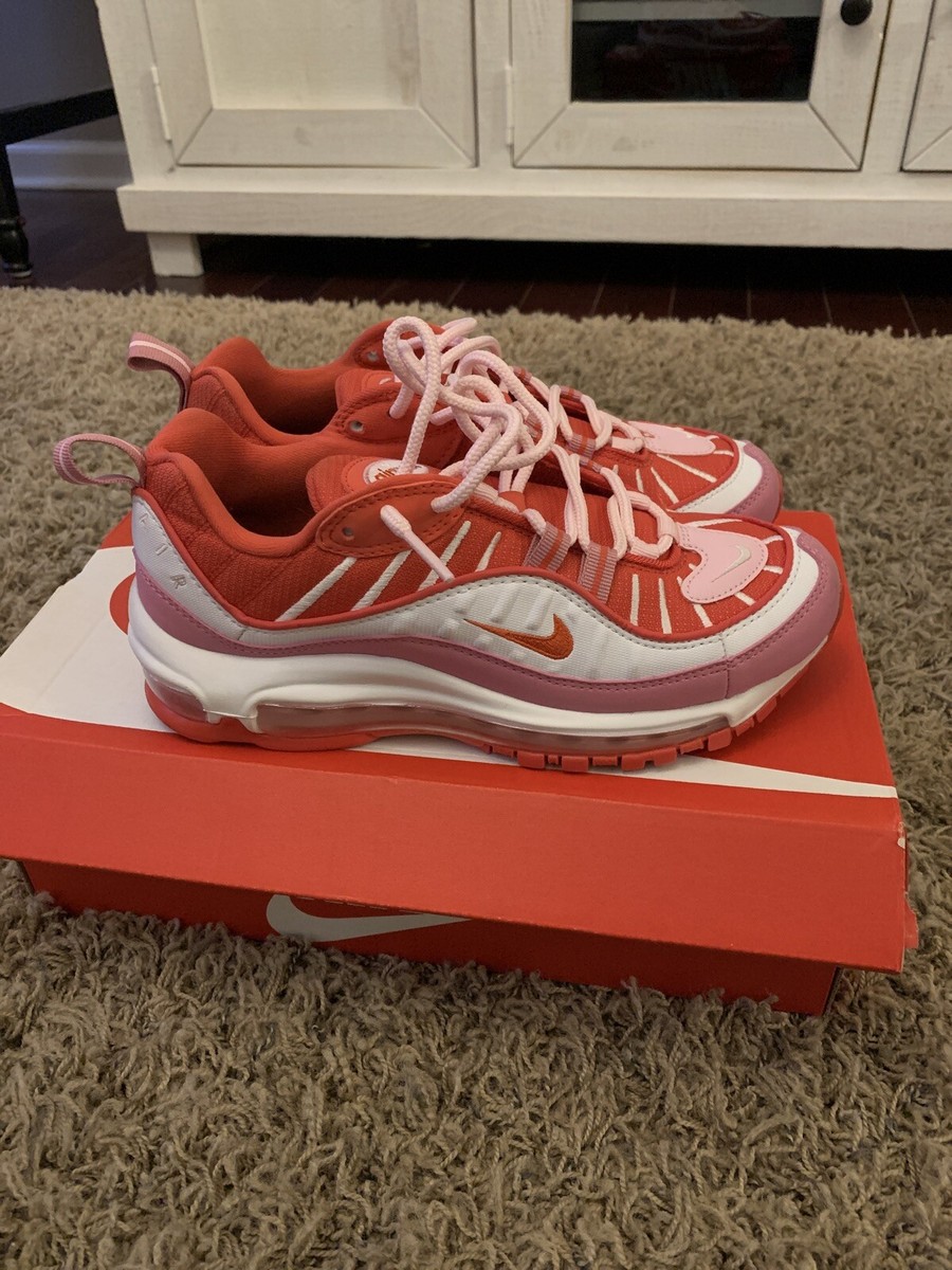 nike air max 98 track red magic flamingo