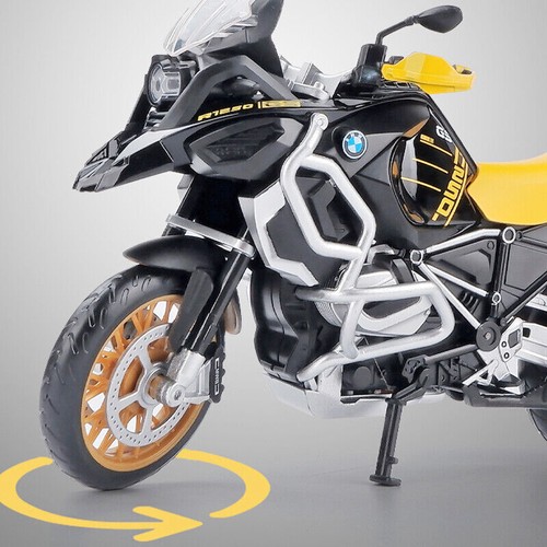 1/12 2021 BMW R1250 GS Motorcycle Model Diecast Kids Toys for Boys Gifts Black - Picture 12 of 12