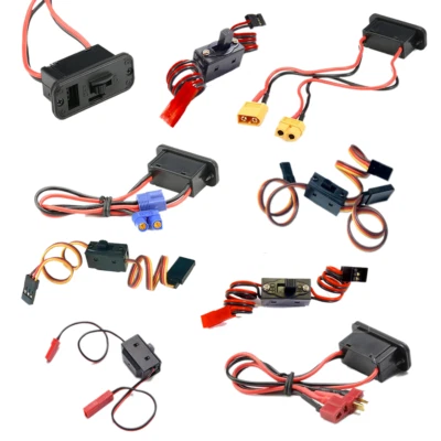 Schalterkabel BEC JST JR EC3 EC5 XT60 T-Dean Stecker Ein Aus Schalter Empfänger