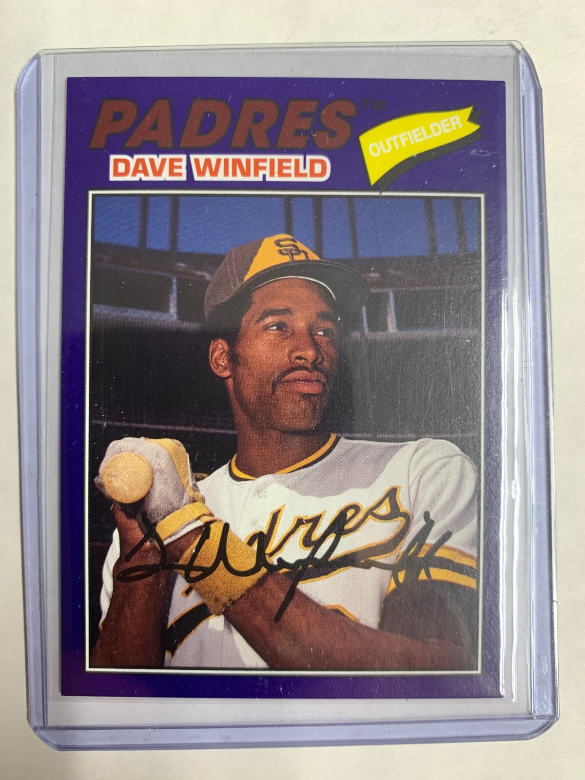 Dave Winfield 2018 Topps Archives /175 Purple San Diego Padres #180