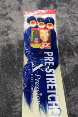 Outre X-Pression Premium Color BLUE Ultra Braid 3X - 52'' New