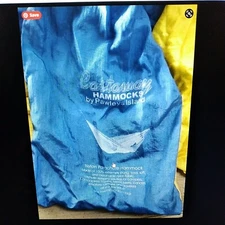 Portable Travel Camping Nylon Fabric Parachute Hammock Swing Bed 112" End to End