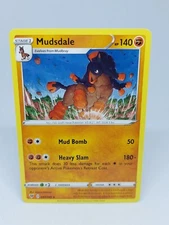 POKEMON CARD TCG NON HOLO MUDSDALE 097/185 RARE NM/M VIVID VOLTAGE SWSH