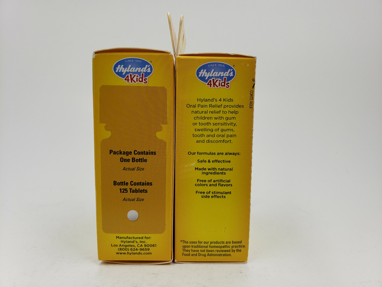 HYLAND'S 4 KIDS ORAL PAIN RELIEF 2 PACK AGES 212 TOOTHACHE ORAL