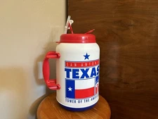 WHIRLEY XM-100 SAN ANTONIO TOWER OF THE AMERICAS JUG TRAVEL INSULATED 100 OZ.