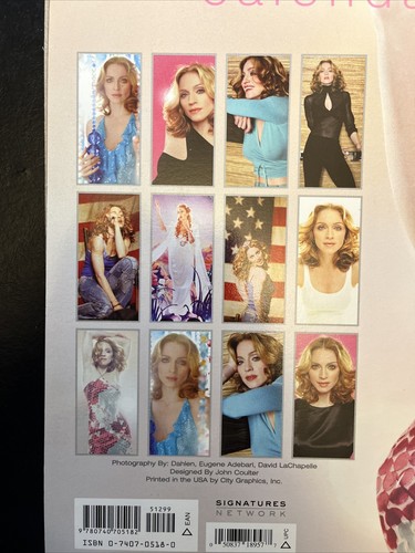 NEW ! MADONNA 2001 USA Official Calendar Boy Toy, Inc. American Pie Era RARE! - Picture 5 of 24