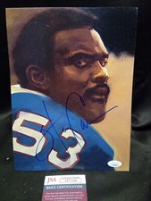 Harry Carson Signed Magazine Photo Page 8x11 JSA   -1 #