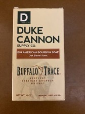 Duke Cannon Big American Brick of Soap Bourbon Buffalo Trace Soap 10oz NEW