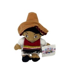Disney Store It's A Small World Mexico Boy Bean Bag Plush Doll 9" NWT