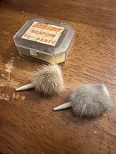 Gibson Boston  T  Party Mink Fur Wrapped Golf Tees Vintage SCARCE