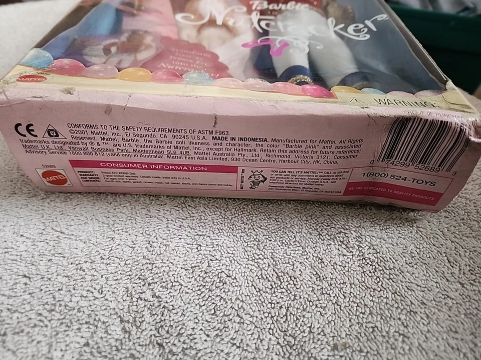 Barbie and Ken in the Nutcracker - Africian American - Mattel 2001 Damaged Box - Image 3 of 4