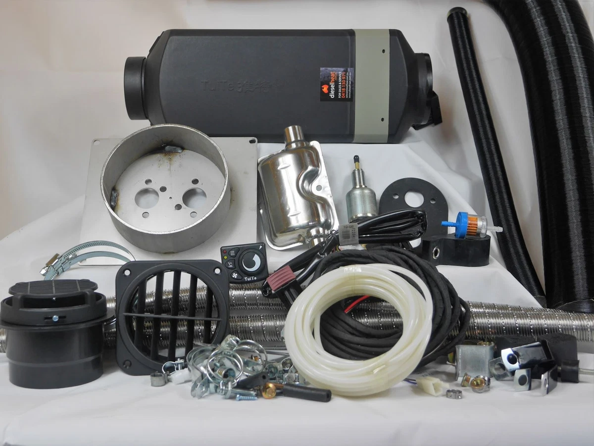 Belief 4kW diesel air heater full installation kit (24V) | eBay