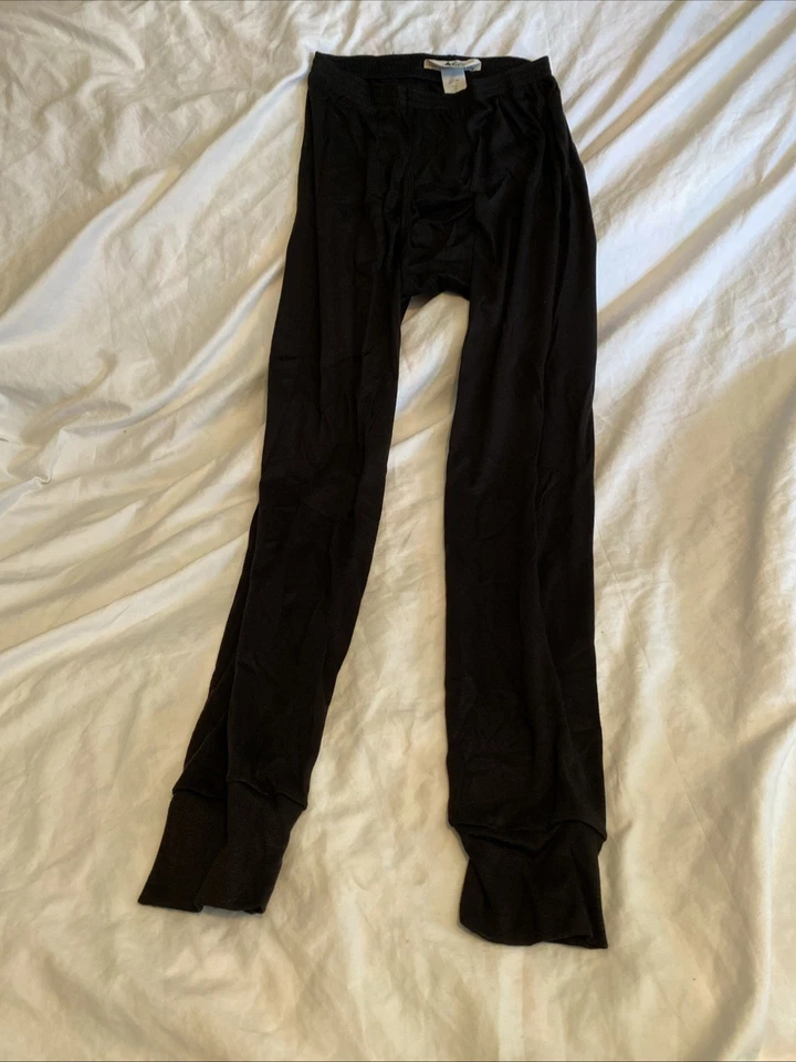 Pantalones de Colección REI Peso Medio Ropa Térmica Capa Base Negros Poli Para Hombre Medianos Foto 3 de 4