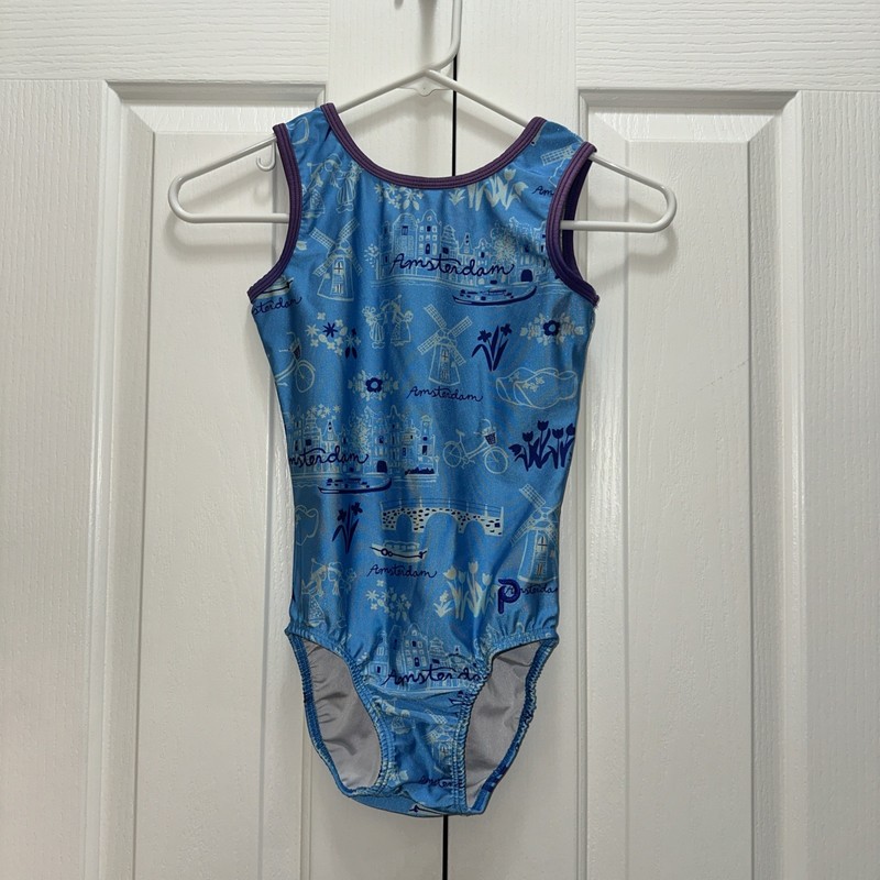 Plum Practicewear Gymnastics Leotards. Size AS. Amsterdam.
