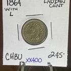 KEY DATE 1864 With L INDIAN PENNY IN CHBU CONDITION BETTER DATE COIN    XX400