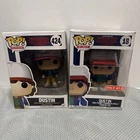 Funko Pop! Vinyl: Stranger Things - Dustin Henderson LOT OF TWO 424 & 18 8-Bit