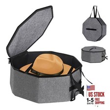 Hat Storage Box,Hat Boxes for Women Storage,Cowboy Hats Holder for Gray