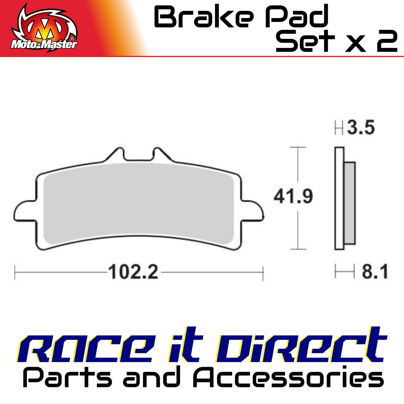 Brake Pads for APRILIA RSV4 1100 FACTORY ABS 2019-2023 Front Carbon Racing MM