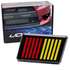 Ralliart Theme Grille Badge Emblem w/ Mesh Bolting Monut Bracket For Mitsubishi