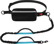 Professional Hands-Free Dog Leash with Padded Handles and Storage Pouch