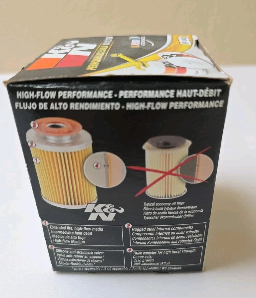 Filtro de aceite HP-1002 K&N 87-92 Supra Turbo/93-98 Supra Turbo/no turbo/06-09 Foto 3 de 4