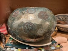 Stoneware Raku Glazed. Studio Pottery  Decorative Only.