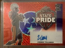 cedric tillman leaf metal state pride auto 2/2 orangewave parallel