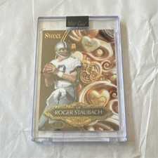 Wild Card Sweet Roger Staubach One of One Football Card 2026 