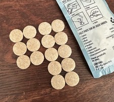 Felt Furniture Pads 3/4 in Beige Heavy Duty Self-Adhesive Round 16-Pack 