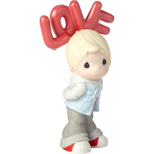 *SALE* New PRECIOUS MOMENTS Porcelain Figurine LOVE BALLOON Cake Topper Statue
