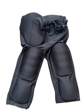 SPODNIE DO GRY FULL FORCE WEAR FUTBOL AMERYKAŃSKI CZARNE M MEDIUM 7 POCKET PAD 5 x GET