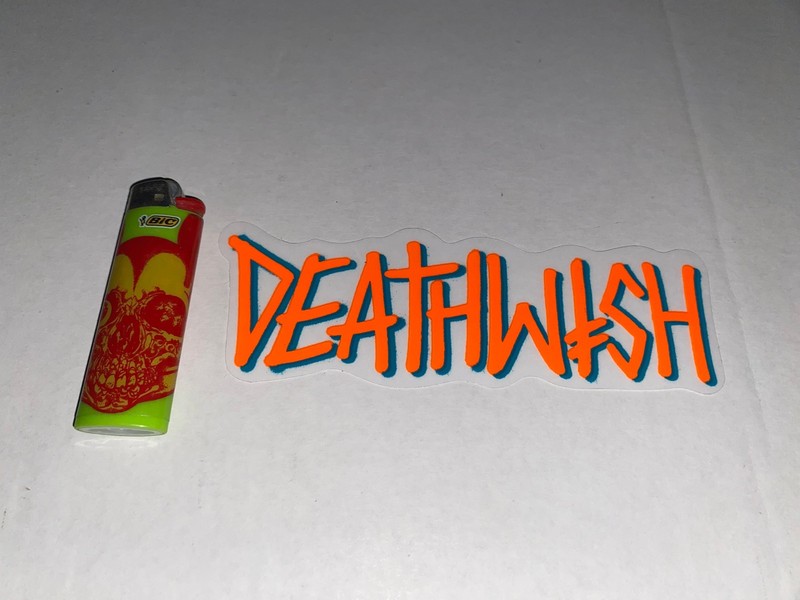 DEATHWISH SKATEBOARDS DEATHSPRAY SKATE STICKER TAYLOR KIRBY JAIME FOY PEDRO