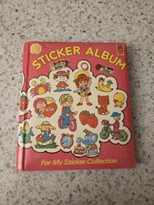 Vintage Imperial Toy Co 1981 Sticker Collection Album Gentle Treasures Pink