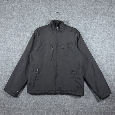 Helly Hansen Riders of the Hill Quilted Zip Up Outdoor Black Jacket Mens Medium
